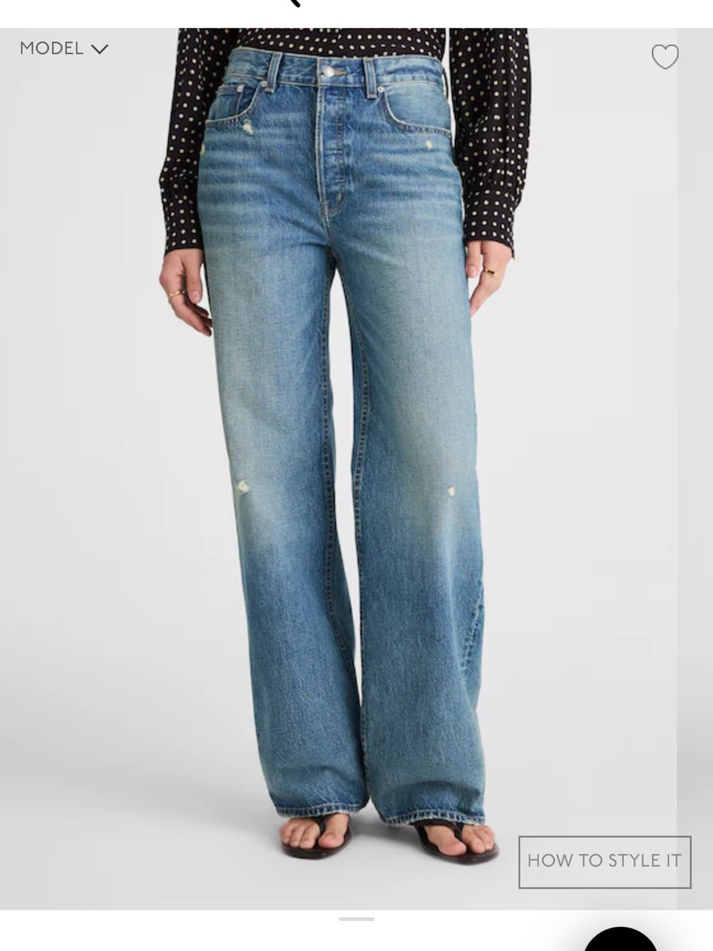Madewell low slung baggy 28 like new - Picture 5 of 6